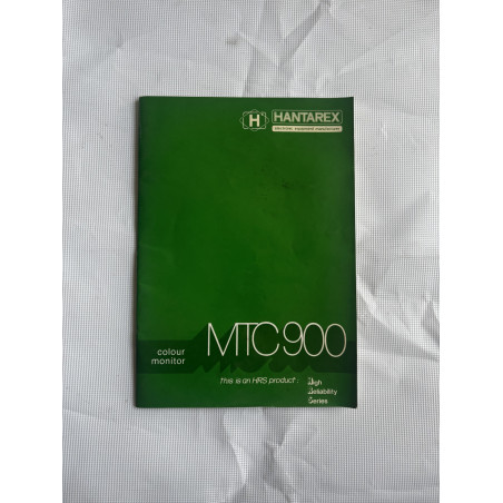 Manual de monitor Hantarex MTC 900