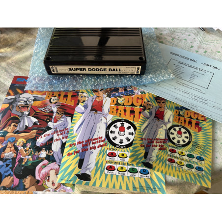 Cartucho original de Neo Geo del juego Super Dodge Ball.
