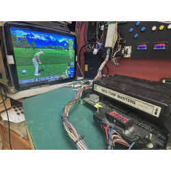 Cartucho original de Neo Geo del juego Neo Turf Masters.