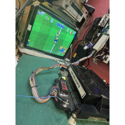 Cartucho original de Neo Geo del juego Tecmo World Soccer '96.