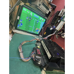 Cartucho original de Neo Geo del juego Tecmo World Soccer '96.
