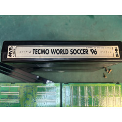 Cartucho original de Neo Geo del juego Tecmo World Soccer '96.