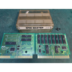 Cartucho original de Neo Geo del juego Spin Master.