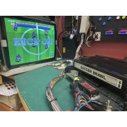 Cartucho original de Neo Geo del juego Soccer Brawl.