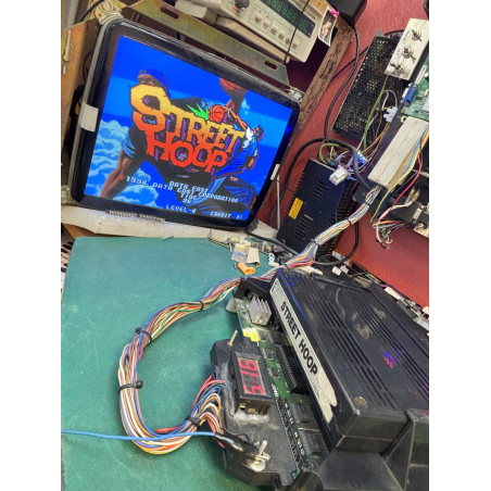 Cartucho original de Neo Geo del juego Street Hoop.