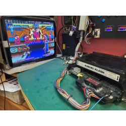 Cartucho original de Neo Geo del juego Kabuki Klash.