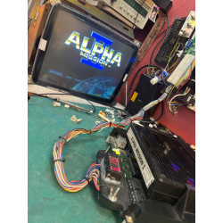 Cartucho original de Neo Geo del juego Alpha Mission 2.