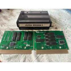 Cartucho original de Neo Geo del juego Alpha Mission 2.