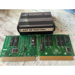 Cartucho original de Neo Geo del juego Art of Fighting.