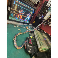Cartucho original de Neo Geo del juego Art of Fighting 2.