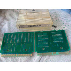 Cartucho original de Neo Geo del juego Art of Fighting 2.