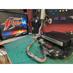 Cartucho original de Neo Geo del juego King of Fighters '96.