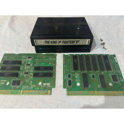 Cartucho original de Neo Geo del juego King of Fighters '97.