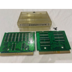 Cartucho original de Neo Geo del juego World Heroes 2.