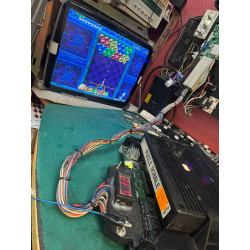 Cartucho original de Neo Geo del juego Puzzle Bobble.
