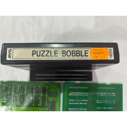 Cartucho original de Neo Geo del juego Puzzle Bobble.