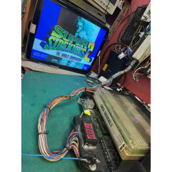 Cartucho original de Neo Geo del juego Super Sidekicks 2.