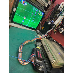 Cartucho original de Neo Geo del juego Super Sidekicks 2.