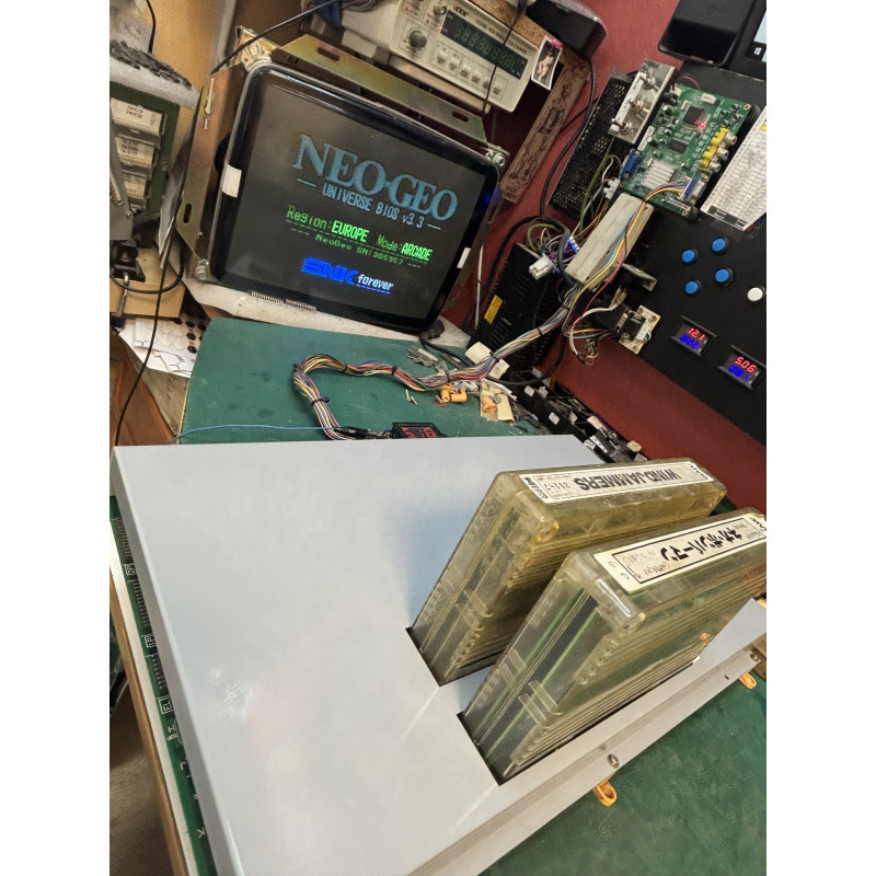 Base original Neo Geo MVS MVH MV2-01 para 2 slots