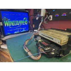 Cartucho original de Neo Geo del juego Windjammers.