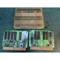 Cartucho original de Neo Geo del juego Windjammers.